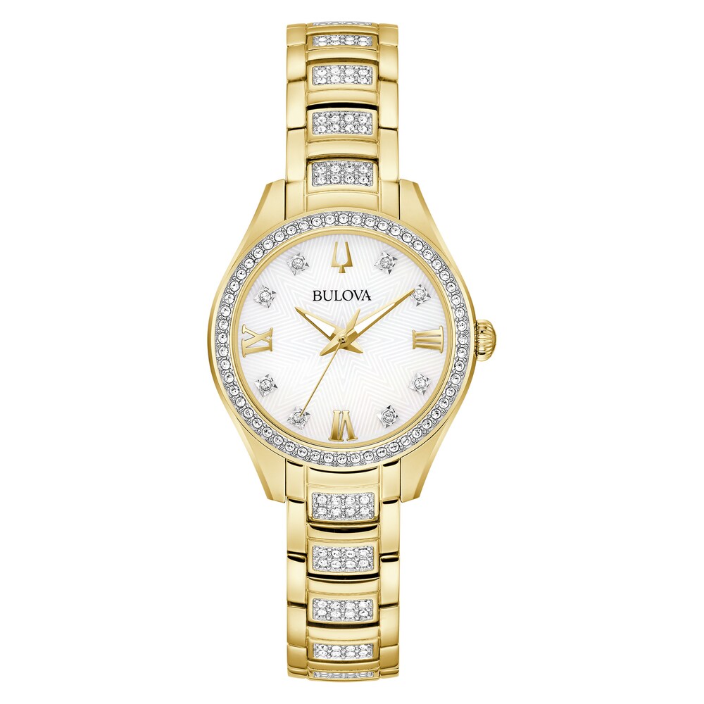 Bulova Crystal Women's Watch 98L306 eCUJ7r1Q Bulova Crystal Women's Watch 98L306 eCUJ7r1Q