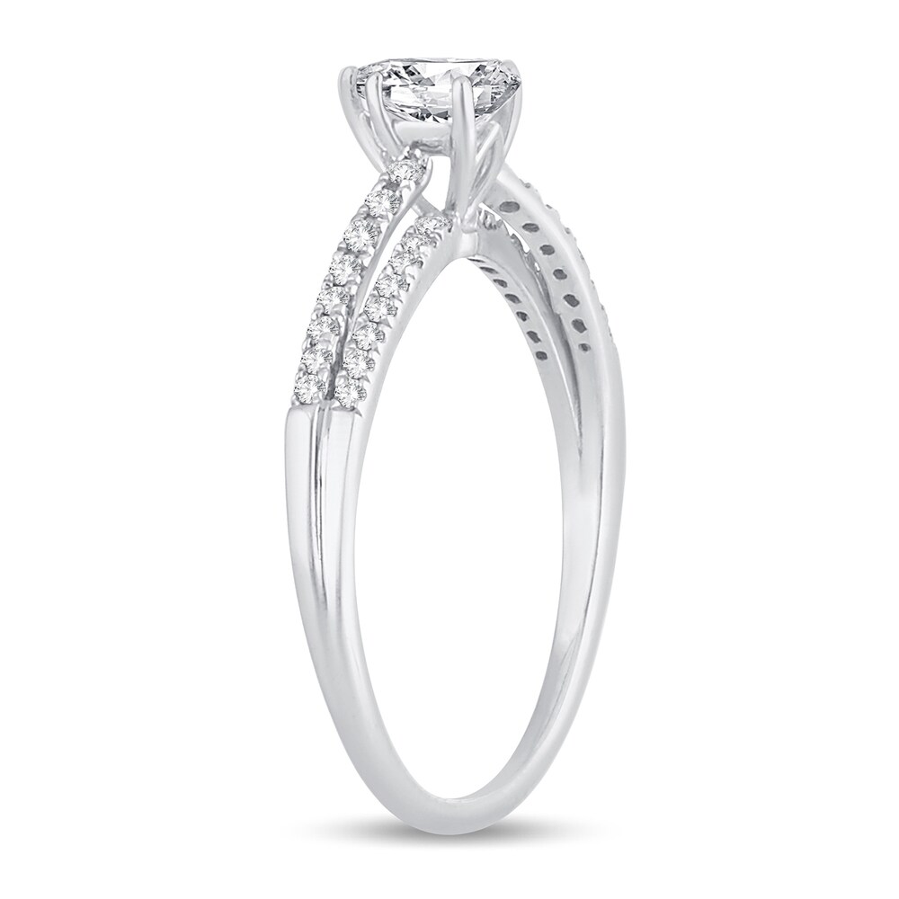 Diamond Ring 3/4 ct tw Pear-shaped 14K White Gold ePR2wBdb Diamond Ring 3/4 ct tw Pear-shaped 14K White Gold ePR2wBdb