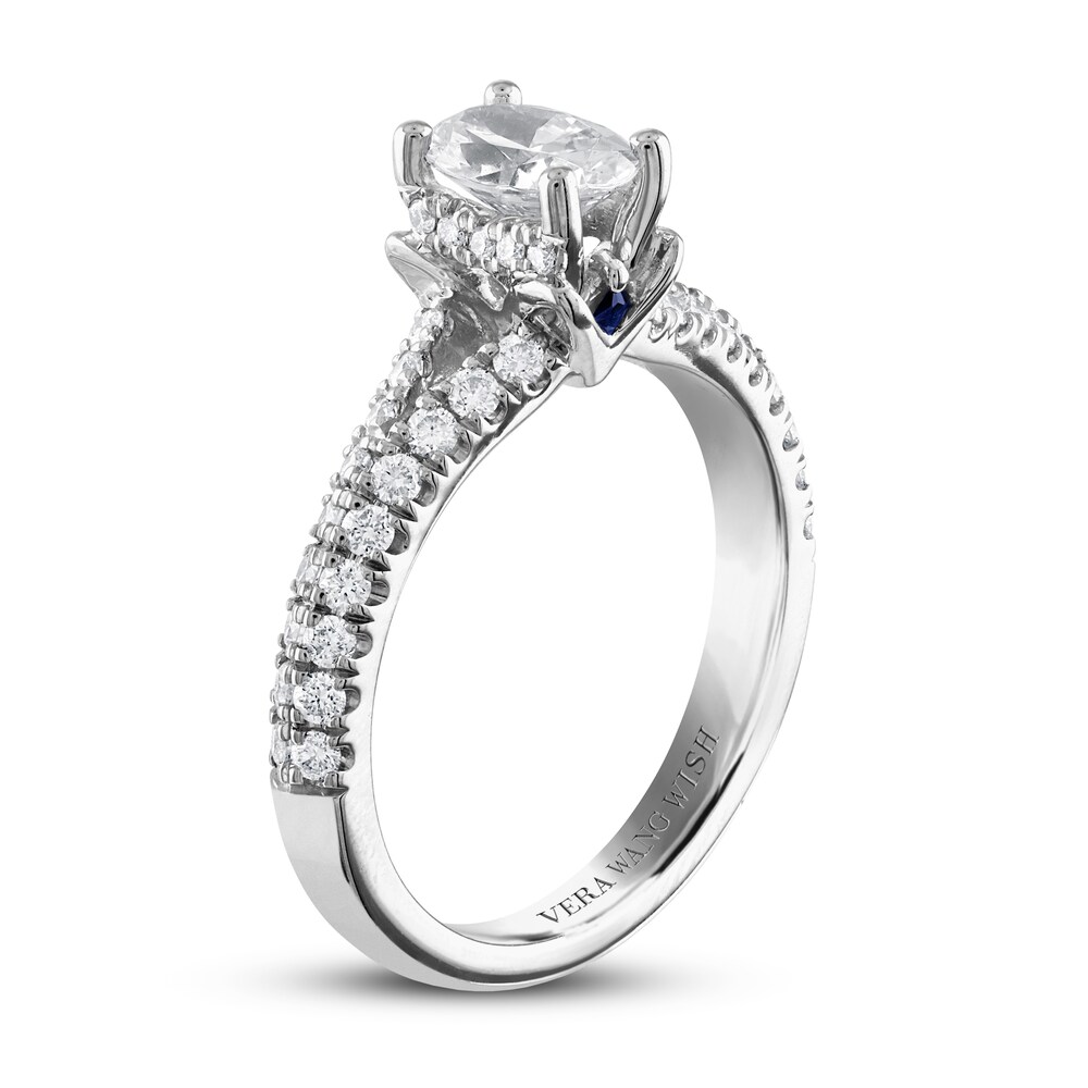 Vera Wang WISH Diamond Engagement Ring 1-1/2 ct tw Oval/Round Platinum ebEvGue3 Vera Wang WISH Diamond Engagement Ring 1-1/2 ct tw Oval/Round Platinum ebEvGue3