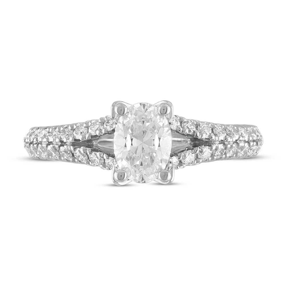 Vera Wang WISH Diamond Engagement Ring 1-1/2 ct tw Oval/Round Platinum ebEvGue3 Vera Wang WISH Diamond Engagement Ring 1-1/2 ct tw Oval/Round Platinum ebEvGue3