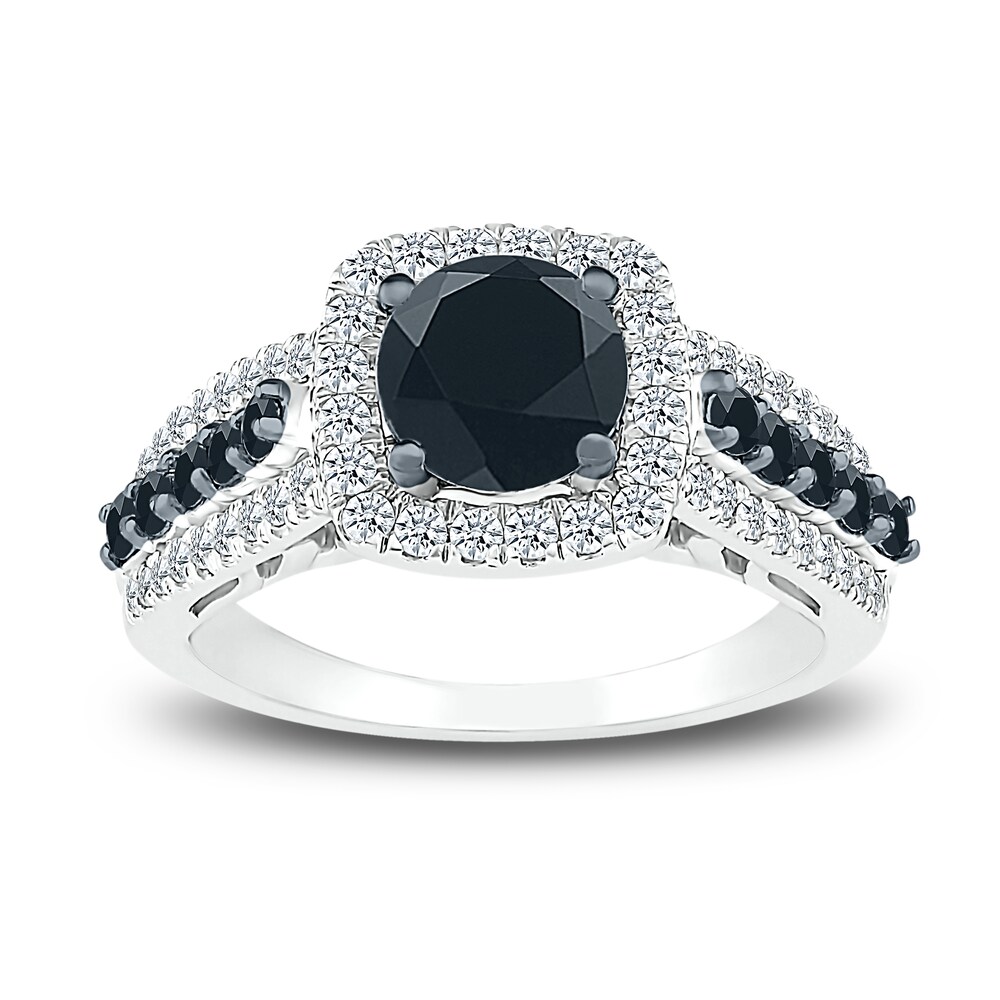 Black Diamond Bridal Set 2 ct tw Round 10K White Gold ez2vBJCr Black Diamond Bridal Set 2 ct tw Round 10K White Gold ez2vBJCr