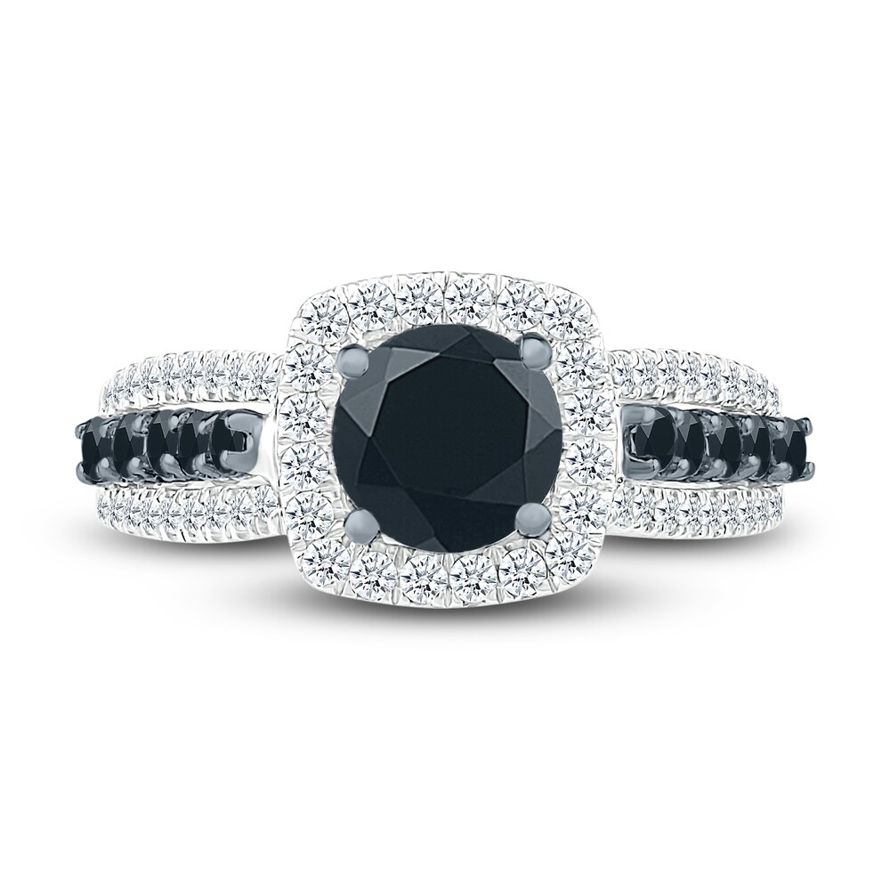 Black Diamond Bridal Set 2 ct tw Round 10K White Gold ez2vBJCr Black Diamond Bridal Set 2 ct tw Round 10K White Gold ez2vBJCr