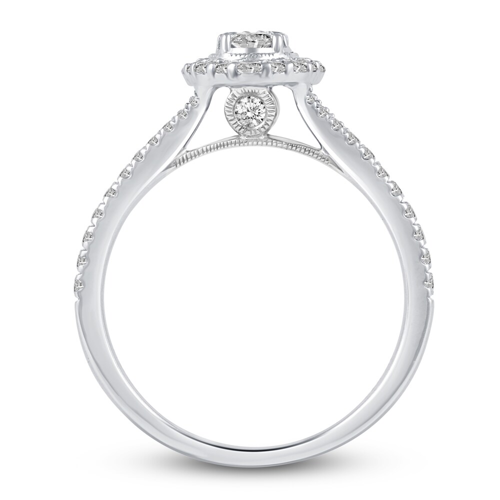 Diamond Engagement Ring 3/4 ct tw Round 14K White Gold fRrITve5 Diamond Engagement Ring 3/4 ct tw Round 14K White Gold fRrITve5