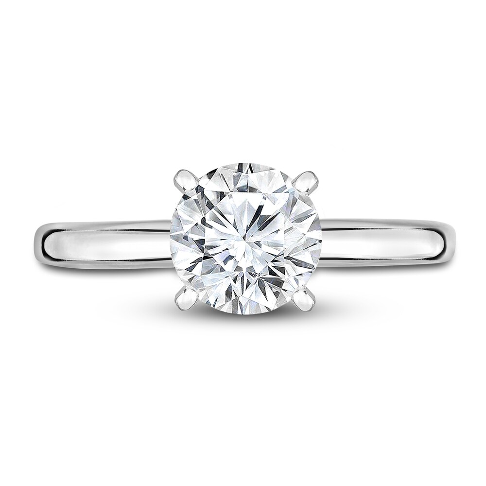Diamond Solitaire Engagement Ring 3/4 ct tw Round 14K White Gold (I2/I) fVayErtO Diamond Solitaire Engagement Ring 3/4 ct tw Round 14K White Gold (I2/I) fVayErtO
