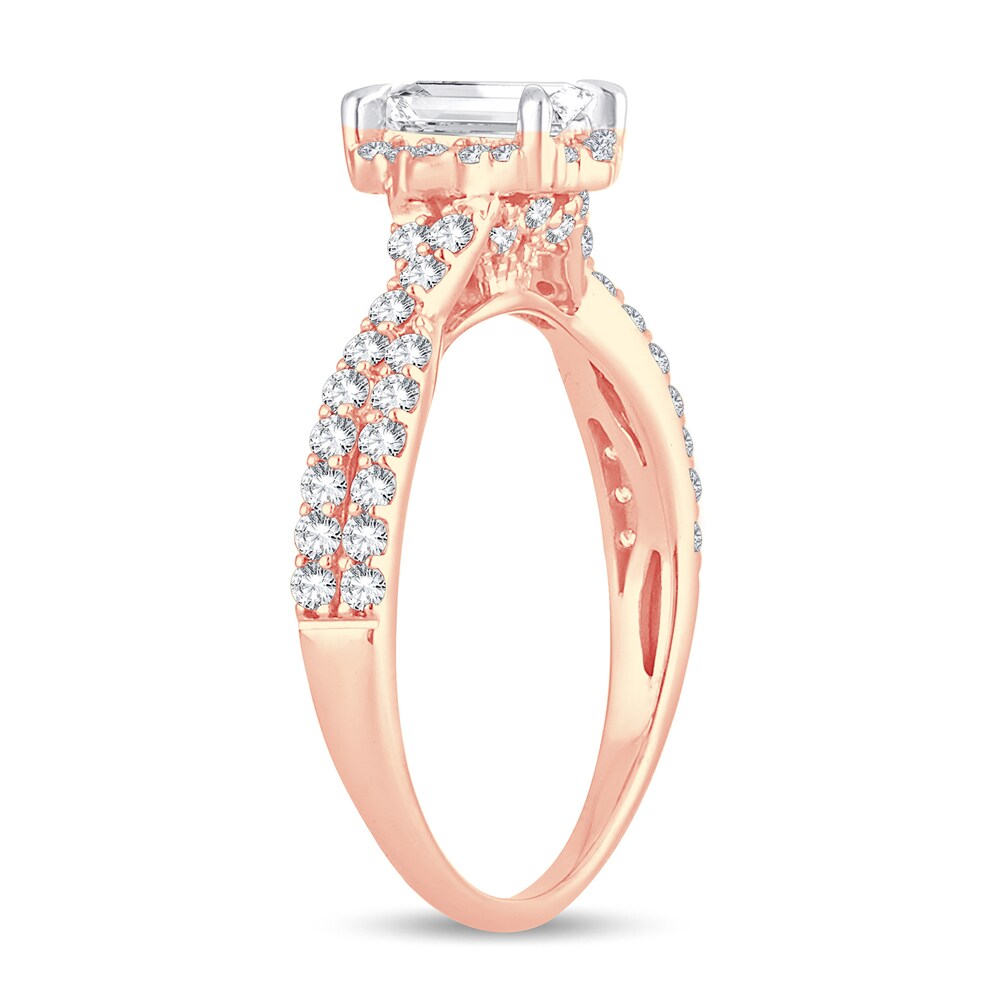 Diamond Ring 1 ct tw Oval 14K Rose Gold fuS8k6gP Diamond Ring 1 ct tw Oval 14K Rose Gold fuS8k6gP