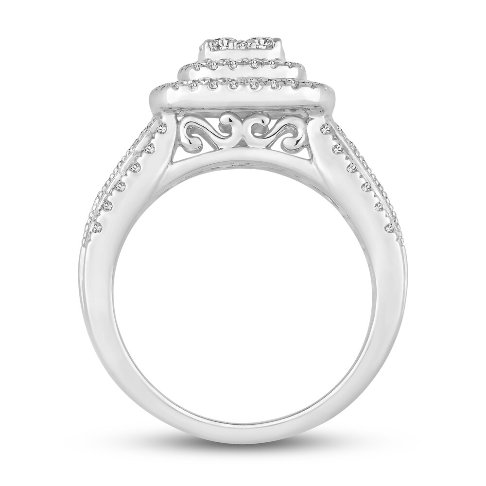 Diamond Ring 1 ct tw Round 14K White Gold fxgRfj5T Diamond Ring 1 ct tw Round 14K White Gold fxgRfj5T