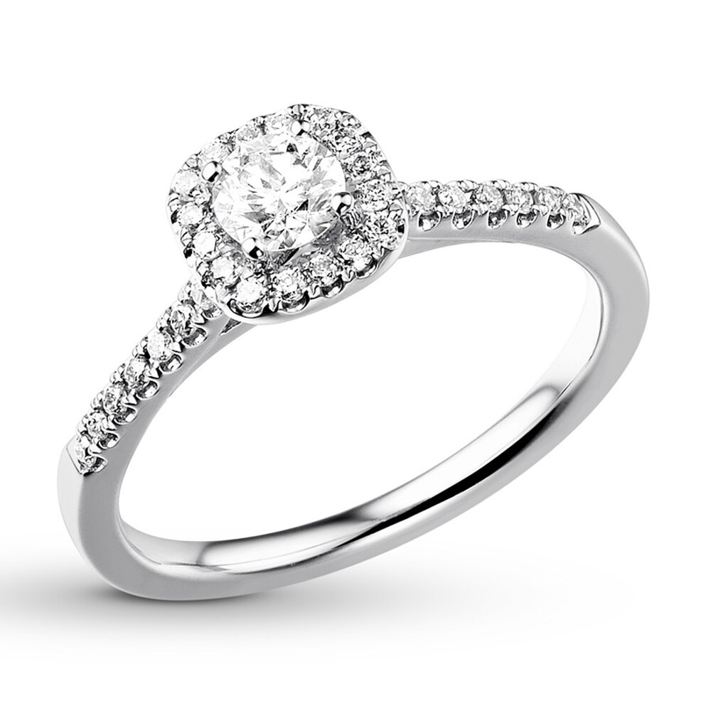 Diamond Engagement Ring 3/8 ct tw Round-cut 14K White Gold g02PhqOV Diamond Engagement Ring 3/8 ct tw Round-cut 14K White Gold g02PhqOV