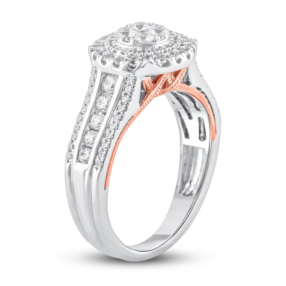 Diamond Engagement Ring 1 ct tw Round 14K Two-Tone Gold gx6fQrwZ Diamond Engagement Ring 1 ct tw Round 14K Two-Tone Gold gx6fQrwZ