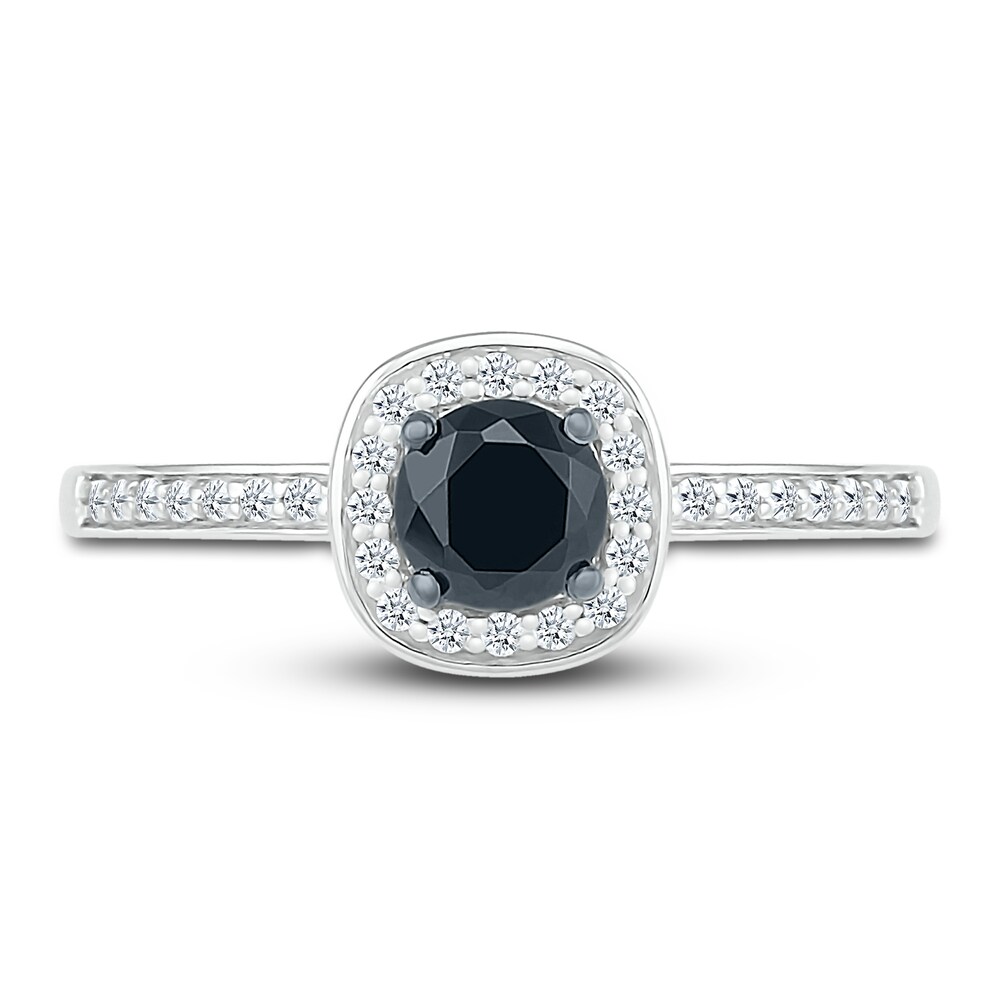 Black Diamond Bridal Set 5/8 ct tw Round 10K White Gold hDQyX8uk Black Diamond Bridal Set 5/8 ct tw Round 10K White Gold hDQyX8uk