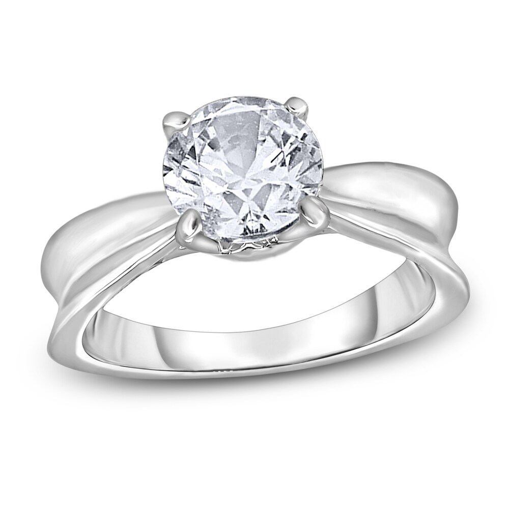 Diamond Solitaire Concave Engagement Ring 2 ct tw Round 14K White Gold (I2/I) hepFxQsw Diamond Solitaire Concave Engagement Ring 2 ct tw Round 14K White Gold (I2/I) hepFxQsw