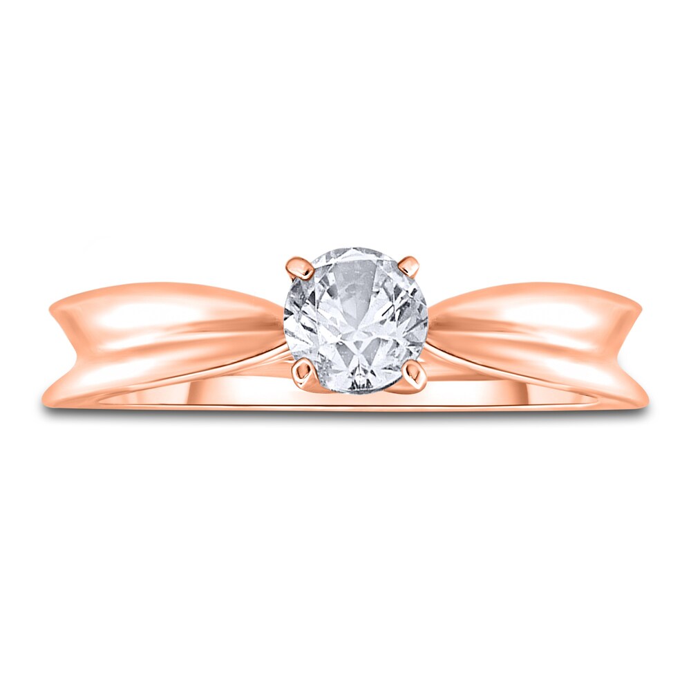 Diamond Solitaire Concave Engagement Ring 1/2 ct tw Round 14K Rose Gold (I2/I) hf7aNI5T Diamond Solitaire Concave Engagement Ring 1/2 ct tw Round 14K Rose Gold (I2/I) hf7aNI5T