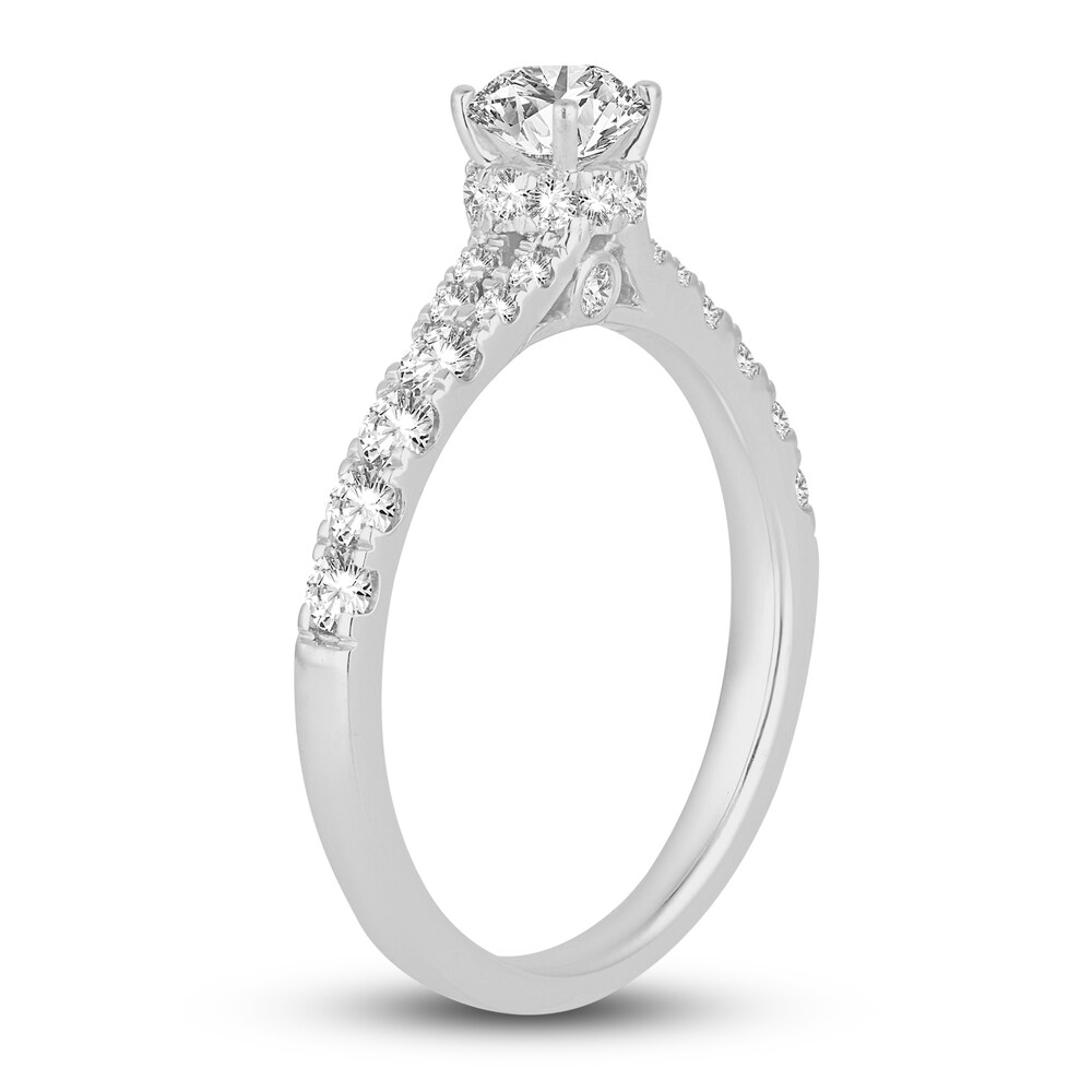 Diamond Engagement Ring 1 ct tw Round 14K White Gold huG2mE6f Diamond Engagement Ring 1 ct tw Round 14K White Gold huG2mE6f