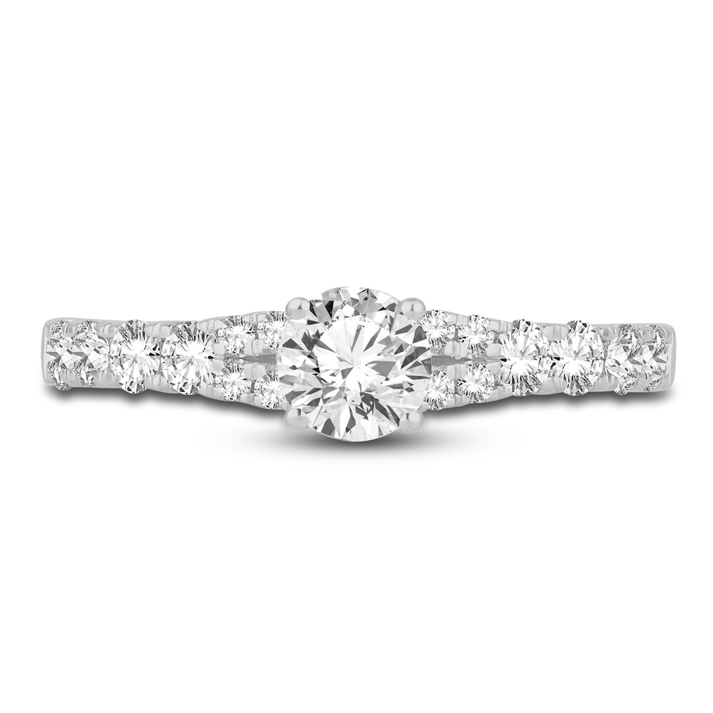 Diamond Engagement Ring 1 ct tw Round 14K White Gold huG2mE6f Diamond Engagement Ring 1 ct tw Round 14K White Gold huG2mE6f