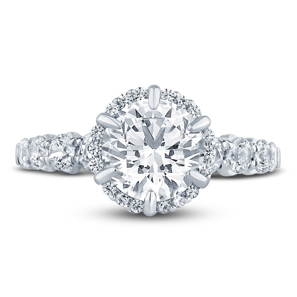 Pnina Tornai Lab-Created Diamond Engagement Ring 2-7/8 ct tw Round 14K White Gold iW4aOlvW Pnina Tornai Lab-Created Diamond Engagement Ring 2-7/8 ct tw Round 14K White Gold iW4aOlvW