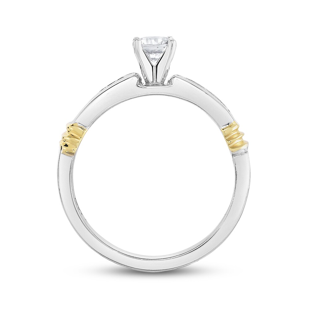Diamond Bridal Set 1/2 ct tw Round 14K Two-Tone Gold ibZNVo56