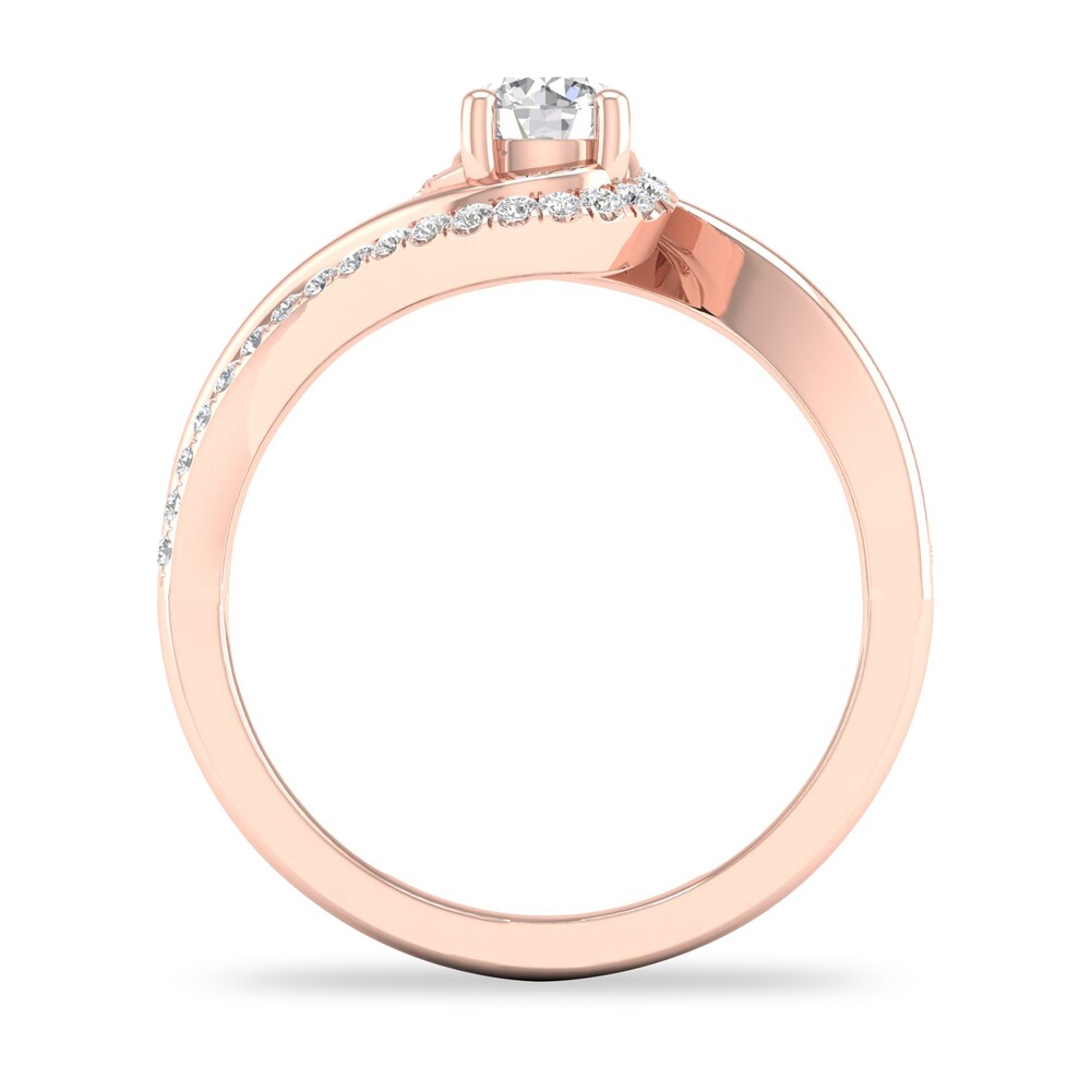 Diamond Ring 1/2 ct tw Round-cut 14K Rose Gold isuqvgSN Diamond Ring 1/2 ct tw Round-cut 14K Rose Gold isuqvgSN