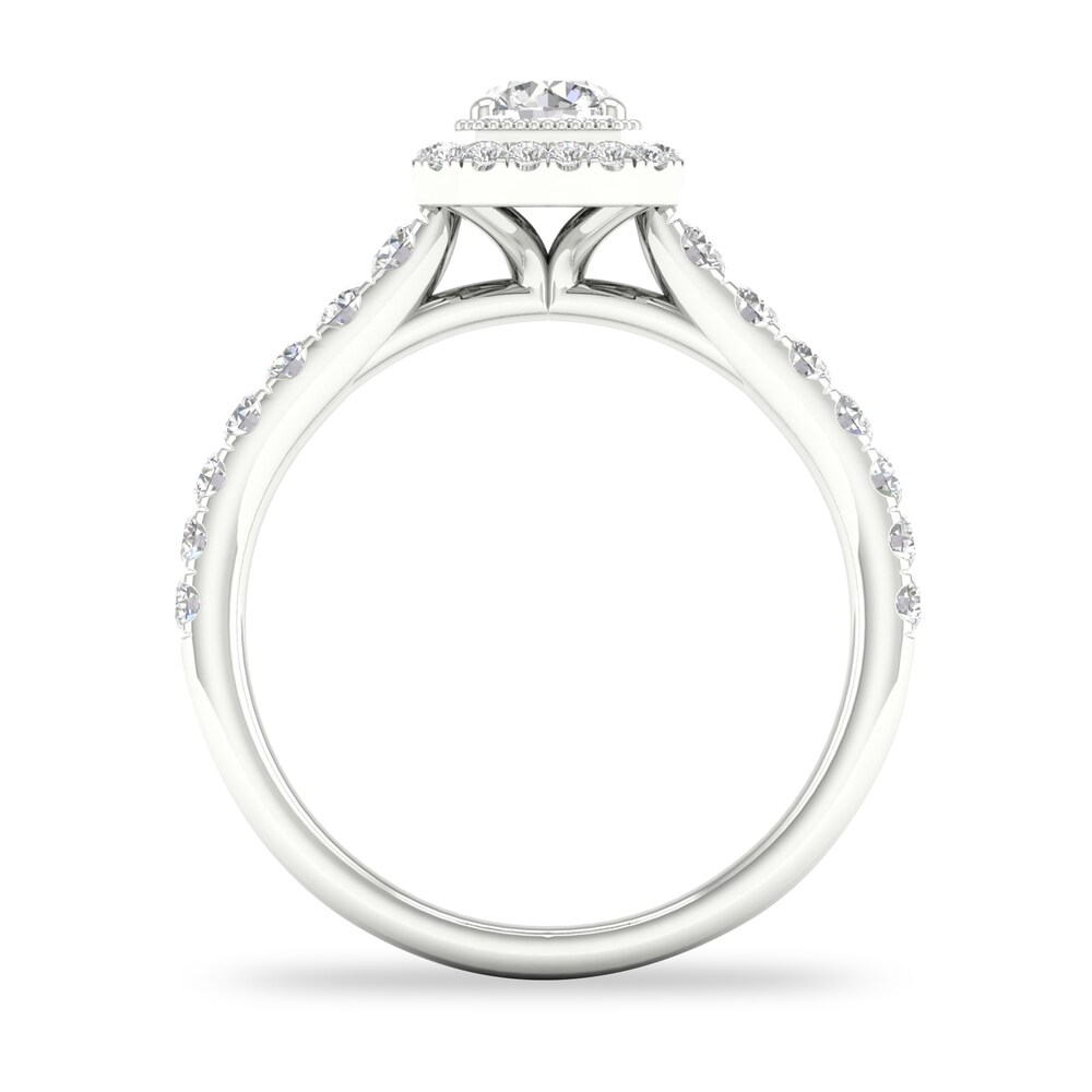 Diamond Ring 3/4 ct tw Round-cut 14K White Gold izn1Qh4j Diamond Ring 3/4 ct tw Round-cut 14K White Gold izn1Qh4j