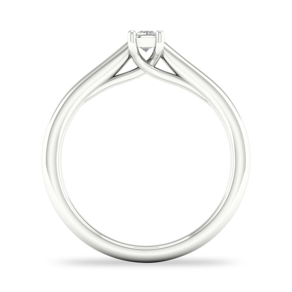 Diamond Solitaire Ring 1/4 ct tw Emerald-cut Platinum (SI2/I) kDMylpz0