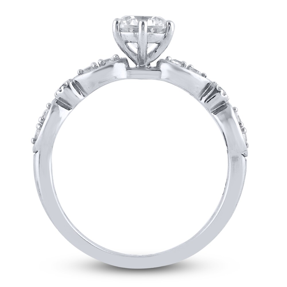 Diamond Engagement Ring 7/8 ct tw Round Platinum kd8TiNt4 Diamond Engagement Ring 7/8 ct tw Round Platinum kd8TiNt4