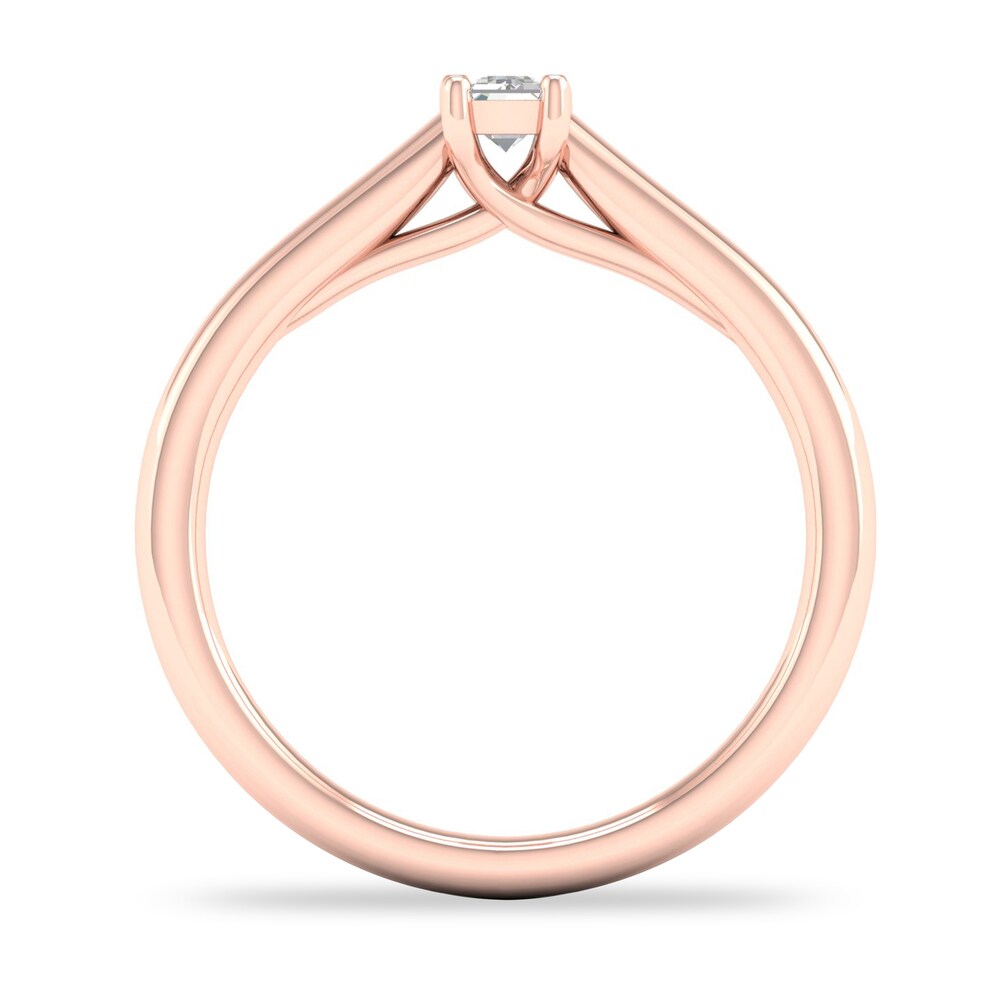 Diamond Solitaire Ring 1/3 ct tw Emerald-cut 14K Rose Gold (SI2/I) ktm5RnUP Diamond Solitaire Ring 1/3 ct tw Emerald-cut 14K Rose Gold (SI2/I) ktm5RnUP