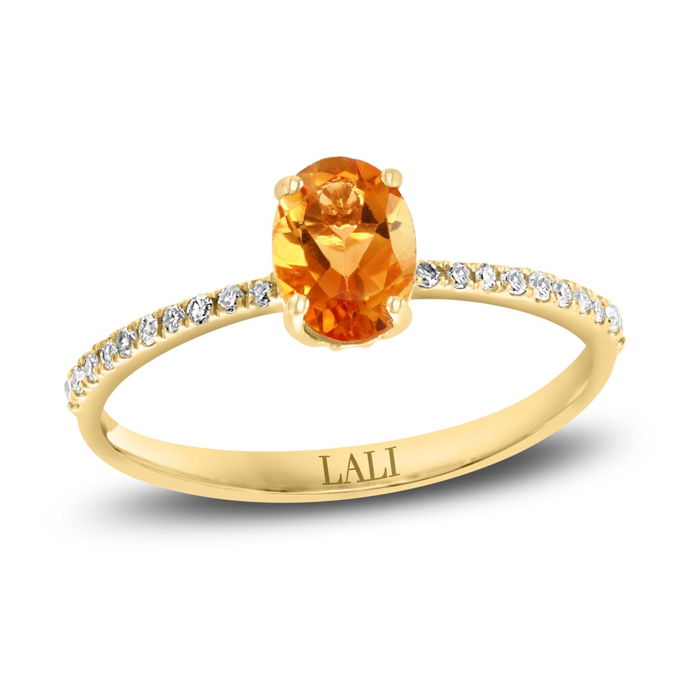 LALI Jewels Natural Citrine Engagement Ring 1/10 ct tw Diamonds 14K Yellow Gold lF8mO1zu LALI Jewels Natural Citrine Engagement Ring 1/10 ct tw Diamonds 14K Yellow Gold lF8mO1zu