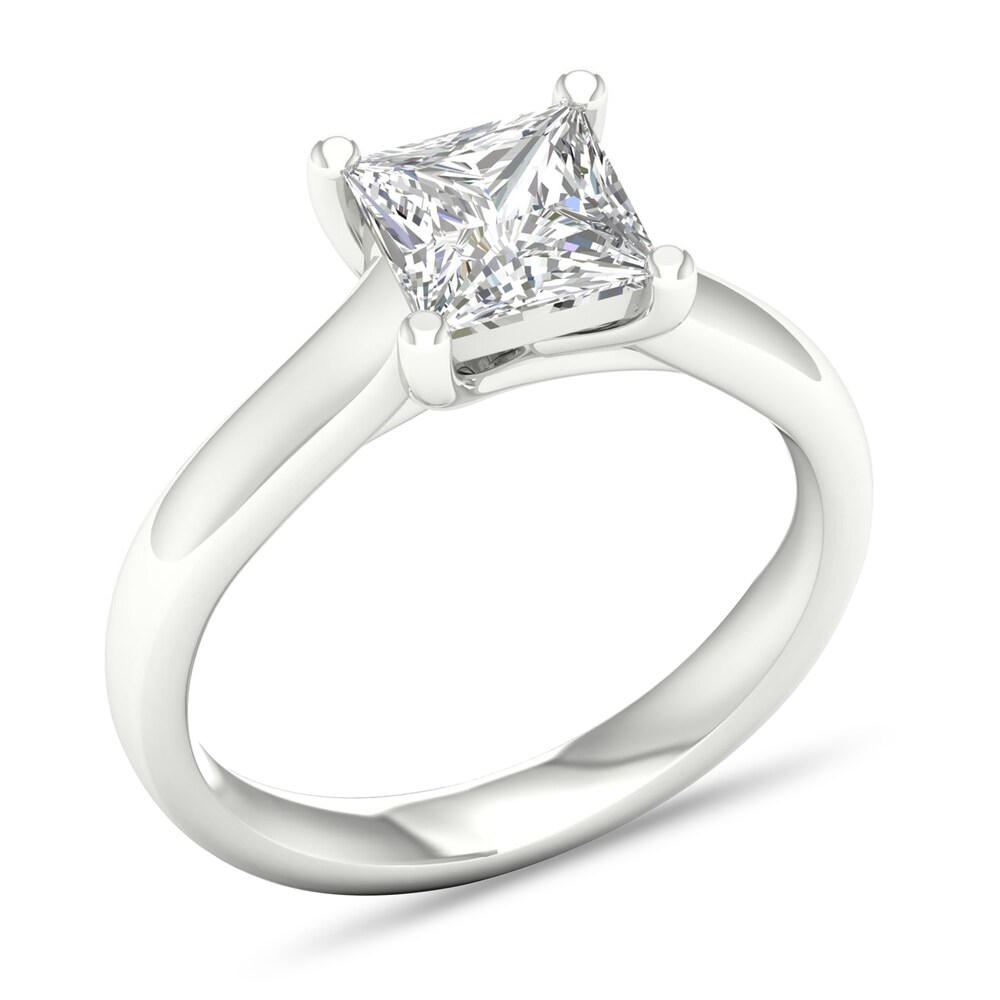 Diamond Solitaire Ring 2 ct tw Princess-cut Platinum (I2/I) lXN5n3ph Diamond Solitaire Ring 2 ct tw Princess-cut Platinum (I2/I) lXN5n3ph