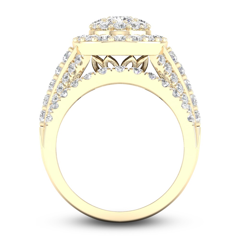 Diamond Bridal Set 2-1/2 ct tw Round 14K Yellow Gold ldxCN2Yd Diamond Bridal Set 2-1/2 ct tw Round 14K Yellow Gold ldxCN2Yd