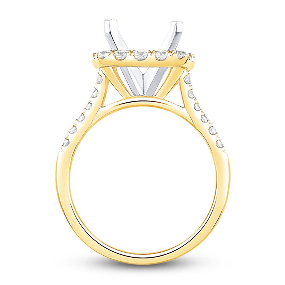 Engagement Ring 3/4 ct tw Princess/Round 14K Yellow Gold m2dbweG7 Engagement Ring 3/4 ct tw Princess/Round 14K Yellow Gold m2dbweG7