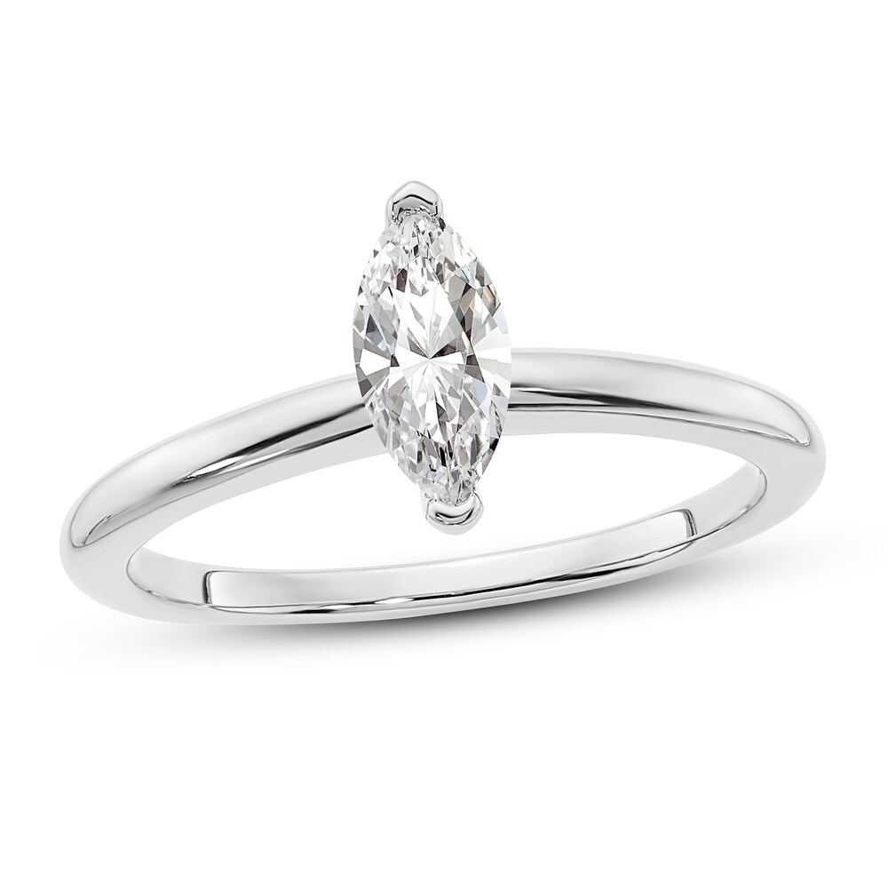 Diamond Solitaire Engagement Ring 1/2 ct tw Marquise 14K White Gold (I1/I) m6O8WG1v Diamond Solitaire Engagement Ring 1/2 ct tw Marquise 14K White Gold (I1/I) m6O8WG1v