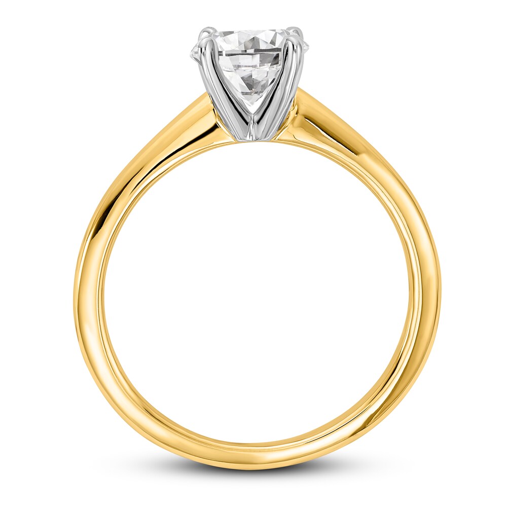 Diamond Solitaire Engagement Ring 3/4 ct tw Round 14K Two-Tone Gold (I1/I) m8jtLddY Diamond Solitaire Engagement Ring 3/4 ct tw Round 14K Two-Tone Gold (I1/I) m8jtLddY