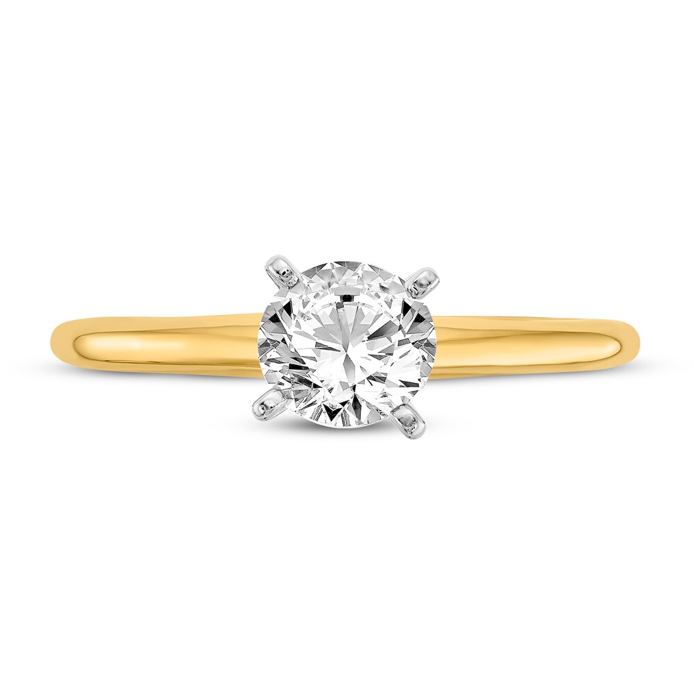 Diamond Solitaire Engagement Ring 3/4 ct tw Round 14K Two-Tone Gold (I1/I) m8jtLddY Diamond Solitaire Engagement Ring 3/4 ct tw Round 14K Two-Tone Gold (I1/I) m8jtLddY