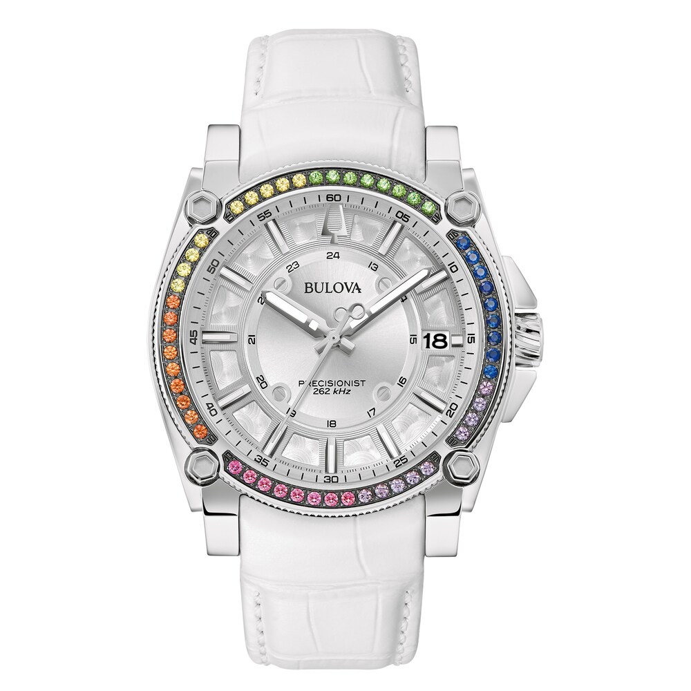 Bulova Precisionist Stainless Steel Women's Watch 96J124 mOp1L2mJ Bulova Precisionist Stainless Steel Women's Watch 96J124 mOp1L2mJ