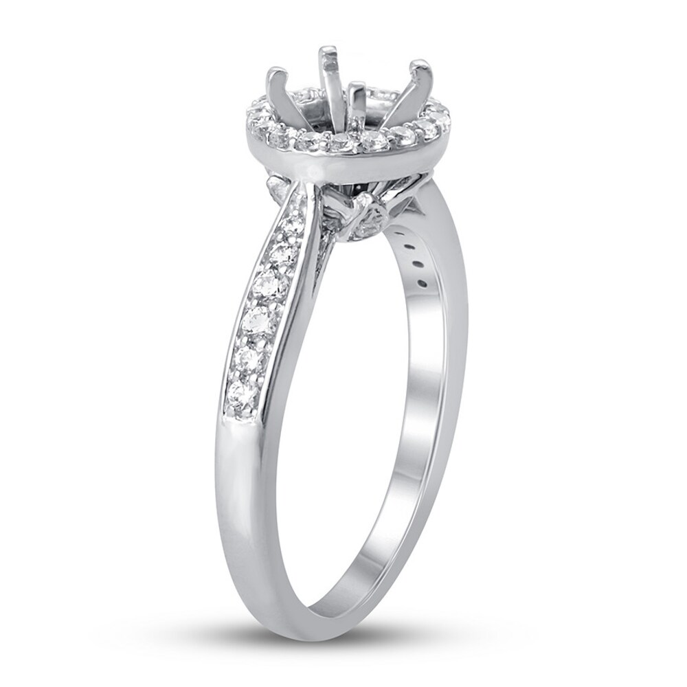 Diamond Ring Setting 1/3 ct tw Round Platinum mrrFnVHs Diamond Ring Setting 1/3 ct tw Round Platinum mrrFnVHs