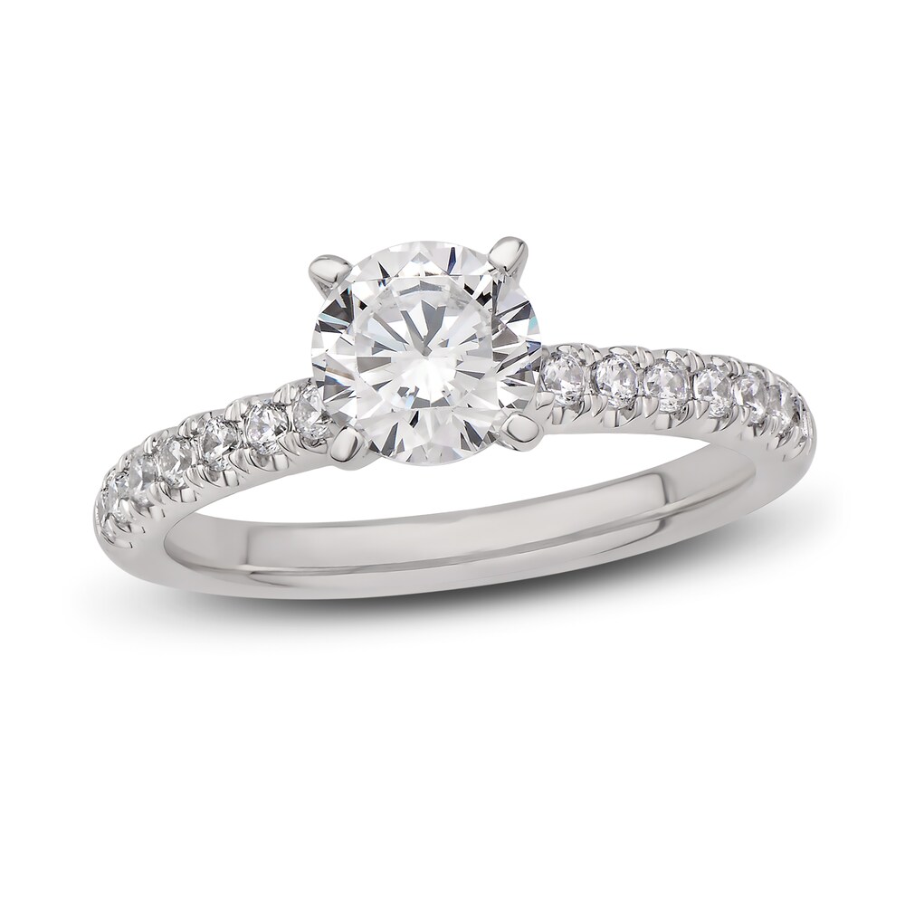 Diamond Ring 1-1/4 ct tw Round 14K White Gold mwnGJW3o Diamond Ring 1-1/4 ct tw Round 14K White Gold mwnGJW3o