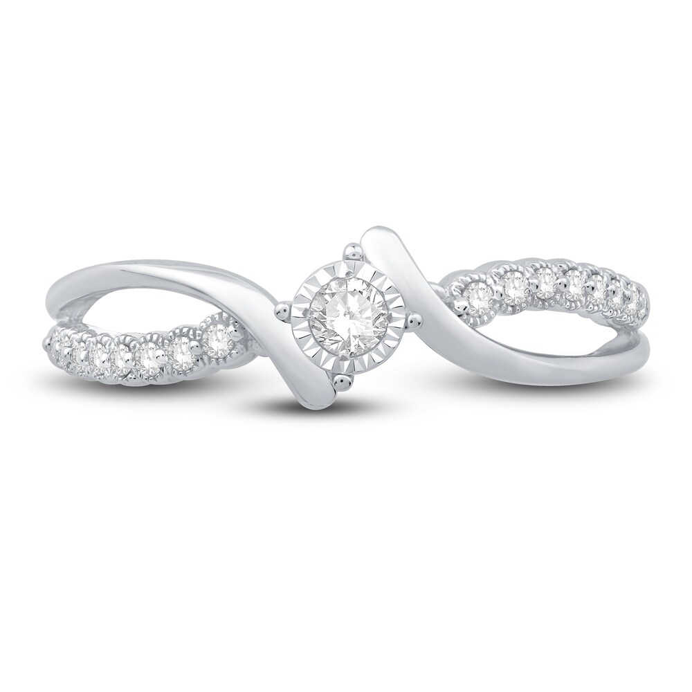 Diamond Ring 1/6 ct tw Round 10K White Gold n7wrOJl3 Diamond Ring 1/6 ct tw Round 10K White Gold n7wrOJl3