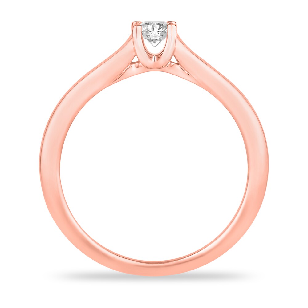 Diamond Solitaire Engagement Ring 1/4 ct tw Princess-cut 14K Rose Gold (I2/I) nuqWlQAH Diamond Solitaire Engagement Ring 1/4 ct tw Princess-cut 14K Rose Gold (I2/I) nuqWlQAH