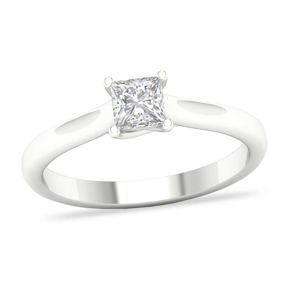 Diamond Solitaire Ring 3/4 ct tw Princess-cut Platinum (SI2/I) nworKdvp Diamond Solitaire Ring 3/4 ct tw Princess-cut Platinum (SI2/I) nworKdvp