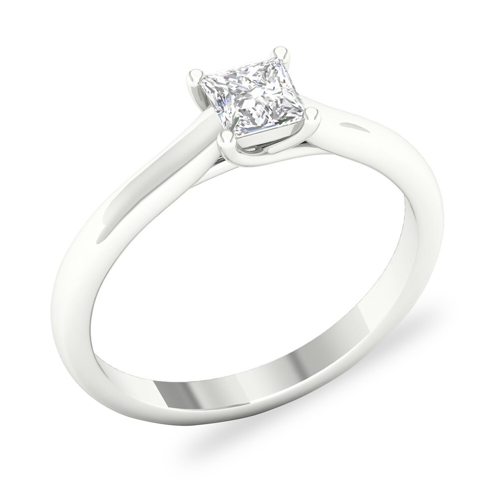 Diamond Solitaire Ring 3/4 ct tw Princess-cut Platinum (SI2/I) nworKdvp Diamond Solitaire Ring 3/4 ct tw Princess-cut Platinum (SI2/I) nworKdvp