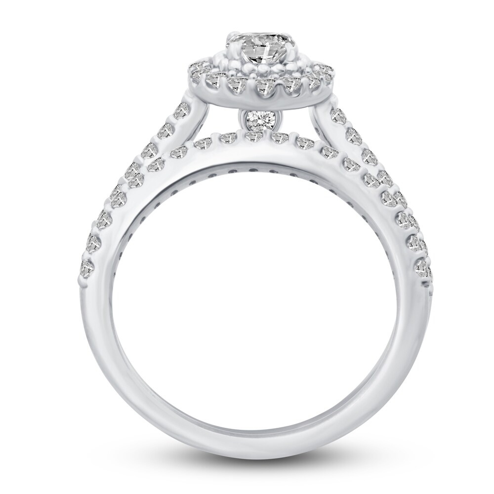Diamond Bridal Set 1 ct tw Round 10K White Gold oJZTDoX5 Diamond Bridal Set 1 ct tw Round 10K White Gold oJZTDoX5