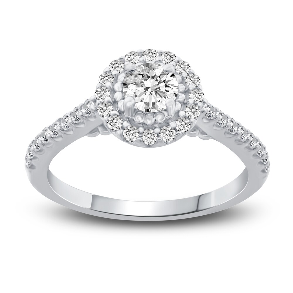 Diamond Bridal Set 1 ct tw Round 10K White Gold oJZTDoX5 Diamond Bridal Set 1 ct tw Round 10K White Gold oJZTDoX5