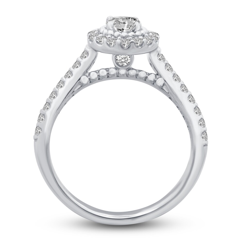 Diamond Bridal Set 1 ct tw Round 10K White Gold oJZTDoX5 Diamond Bridal Set 1 ct tw Round 10K White Gold oJZTDoX5