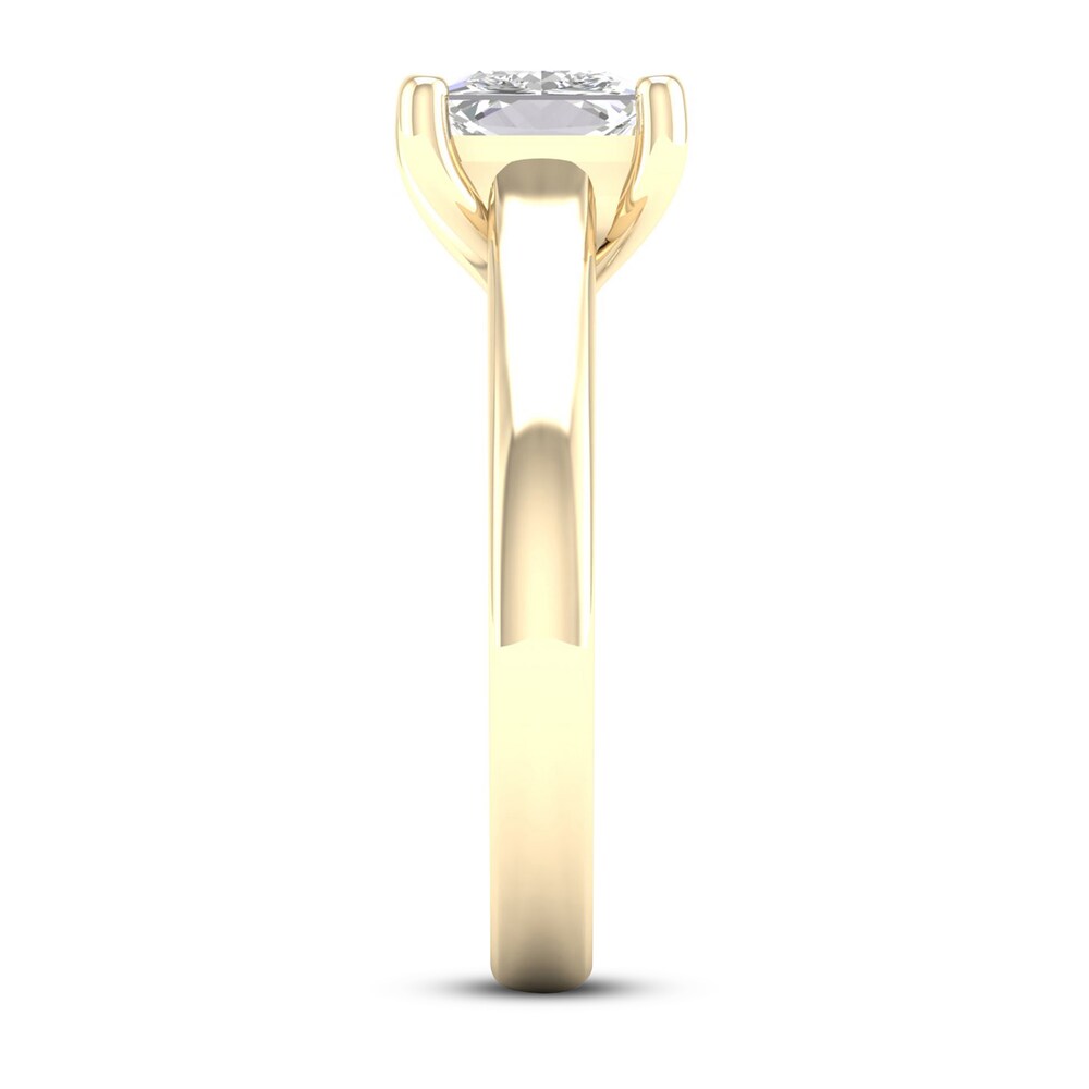 Diamond Solitaire Ring 2 ct tw Princess-cut 14K Yellow Gold (I2/I) oq74BKjq
