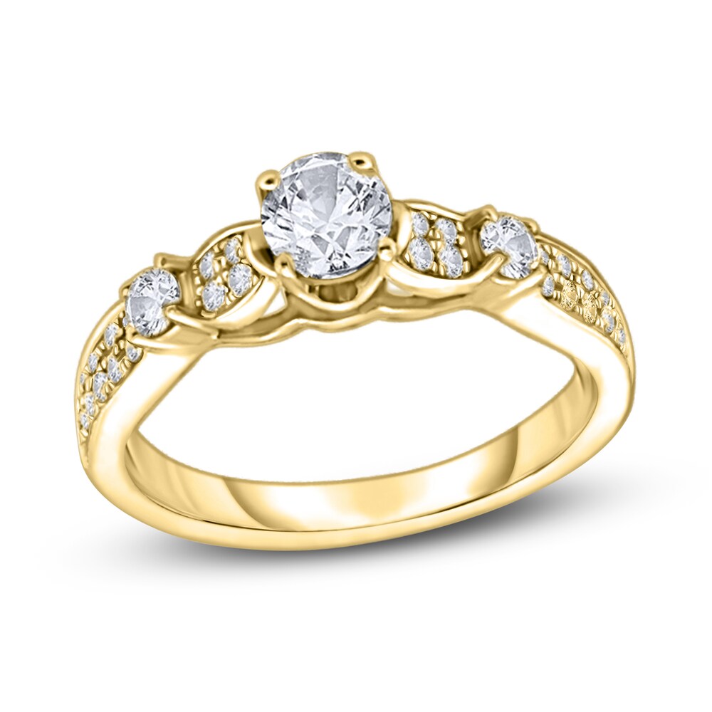 Diamond Engagement Ring 5/8 ct tw Round 14K Yellow Gold ozOvJz52 Diamond Engagement Ring 5/8 ct tw Round 14K Yellow Gold ozOvJz52