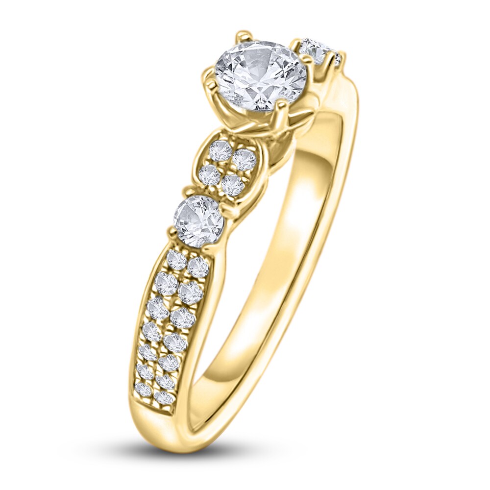 Diamond Engagement Ring 5/8 ct tw Round 14K Yellow Gold ozOvJz52 Diamond Engagement Ring 5/8 ct tw Round 14K Yellow Gold ozOvJz52