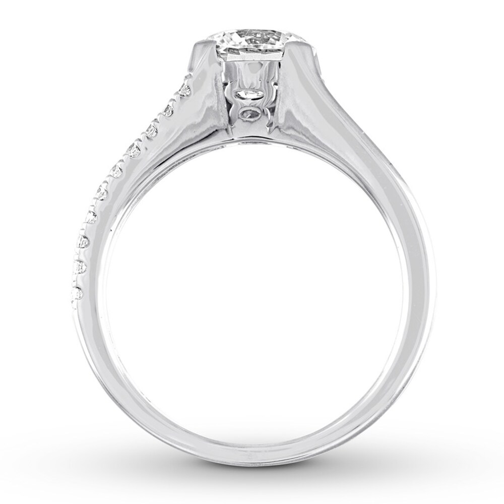 Diamond Engagement Ring 1-5/8 ct tw Round 14K White Gold pG2KtdHh Diamond Engagement Ring 1-5/8 ct tw Round 14K White Gold pG2KtdHh