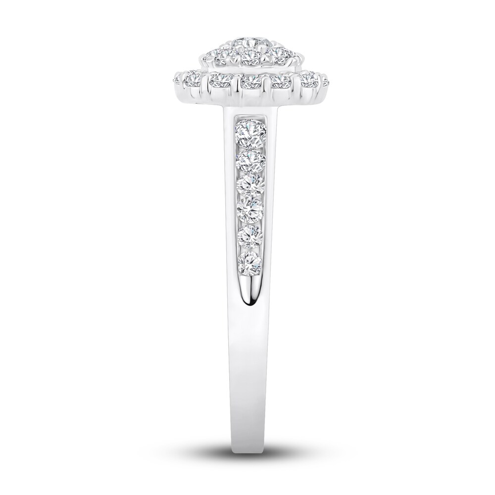 Diamond Engagement Ring 1 ct tw Round 14K White Gold pVNDRQsK Diamond Engagement Ring 1 ct tw Round 14K White Gold pVNDRQsK