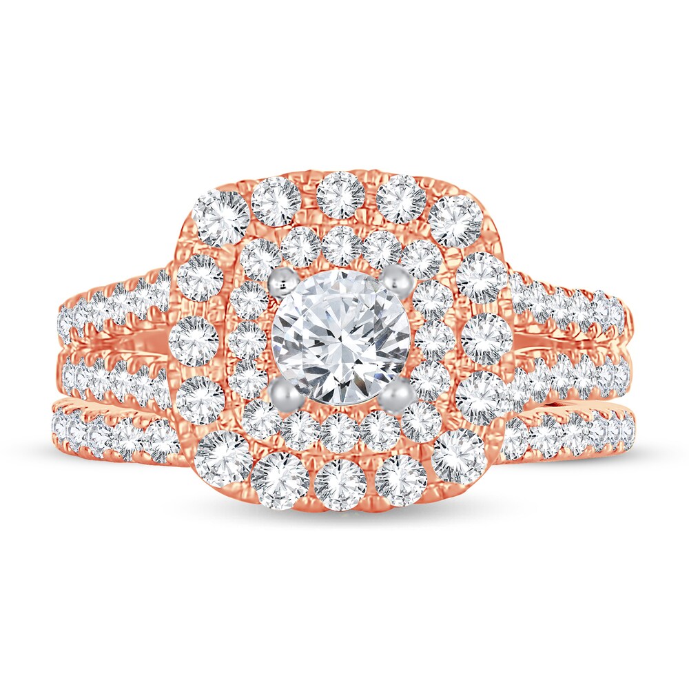 Diamond Bridal Set 2 ct tw Round 14K Rose Gold pbg4yV1q Diamond Bridal Set 2 ct tw Round 14K Rose Gold pbg4yV1q