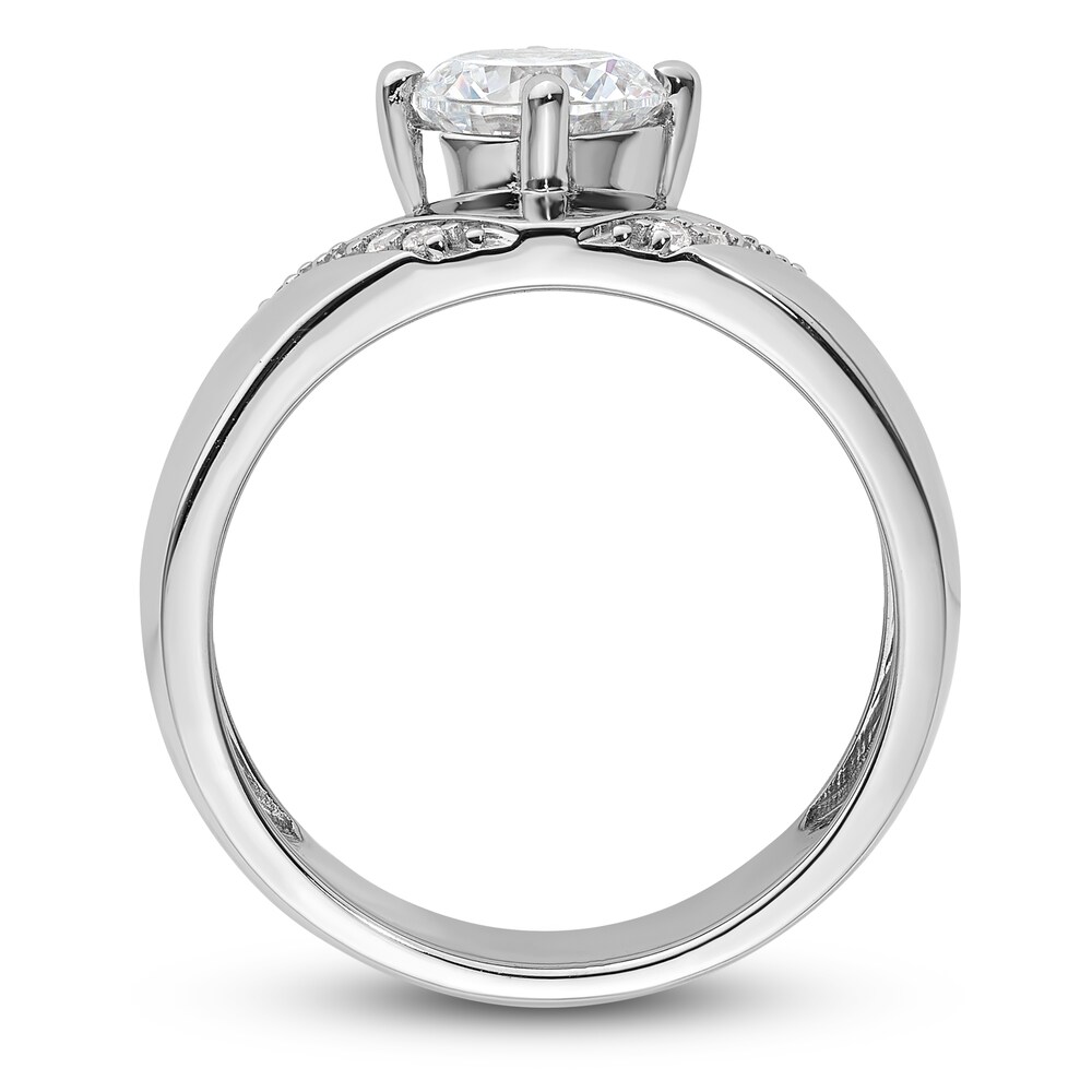 Diamond Engagement Ring 1-1/10 ct tw Round 14K White Gold qGhBIHpO Diamond Engagement Ring 1-1/10 ct tw Round 14K White Gold qGhBIHpO