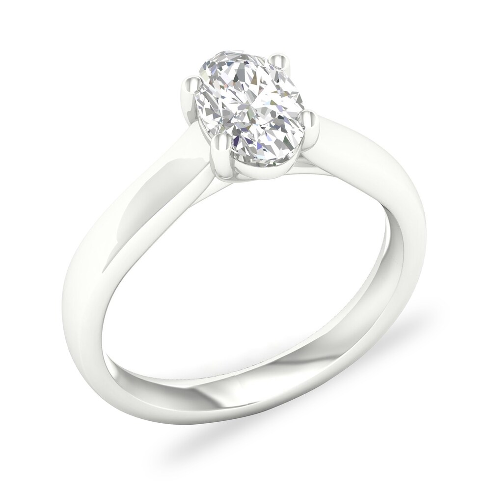 Diamond Solitaire Ring 1 ct tw Oval-cut Platinum (SI2/I) qY4T4Jne Diamond Solitaire Ring 1 ct tw Oval-cut Platinum (SI2/I) qY4T4Jne