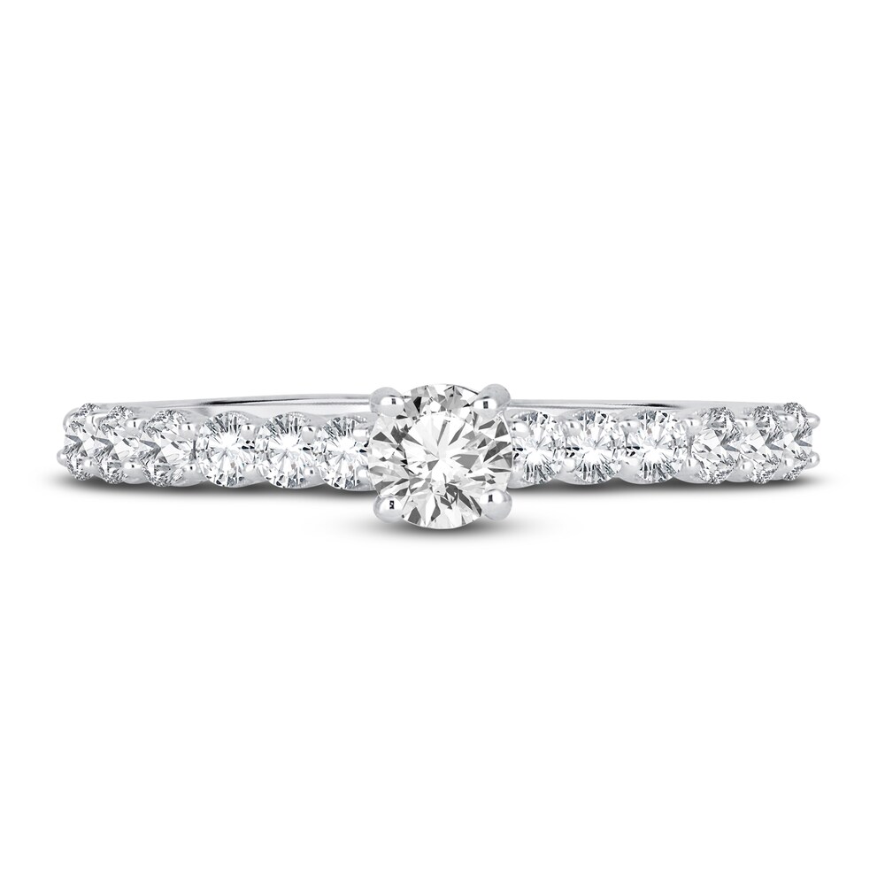 Diamond Engagement Ring 5/8 ct tw Round 14K White Gold qb7aNnN8 Diamond Engagement Ring 5/8 ct tw Round 14K White Gold qb7aNnN8